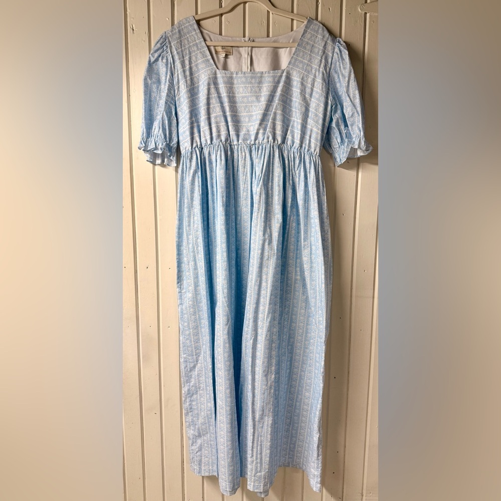 Smockingbird Light Blue Patterned Dress